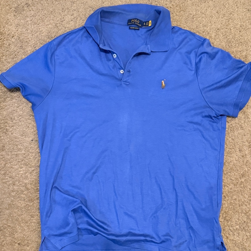 Polo by Ralph Lauren Men's Vibrant Blue Polo Shirt